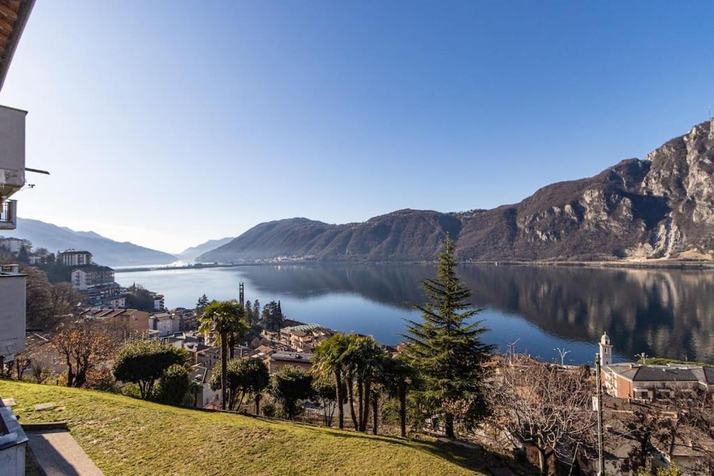Wraparound Lake Views Bellavista Residence Campione dʼItalia エクステリア 写真